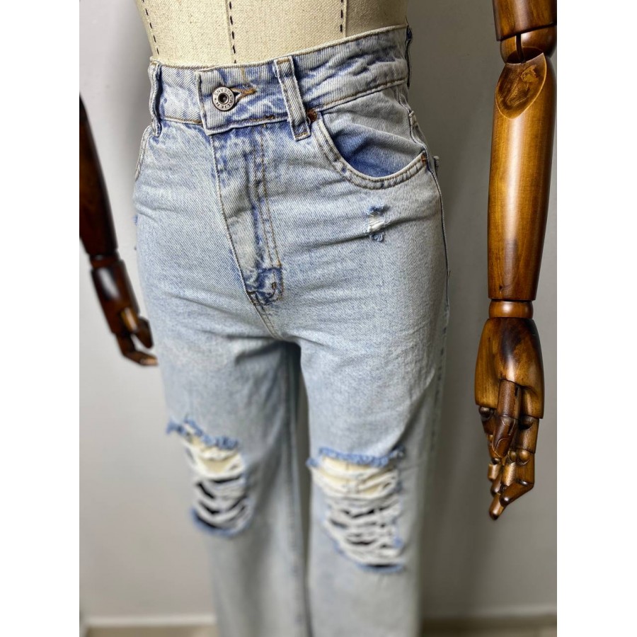 ALIEN Yırtmaç Detay Yırtık Jean ALIEN Yırtmaç Detay Yırtık Jean