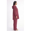 Bordo İkili Tunik Takım