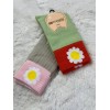 Papatya 2'li Renkli Çorap Set