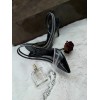 Taş Detay Siyah Burun Stiletto